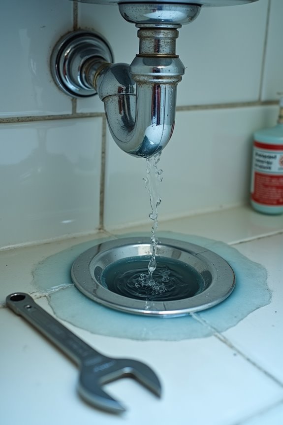 refill p trap to seal odors