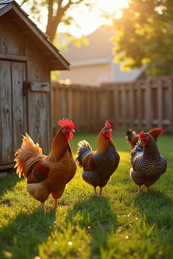 Can I Have Chickens in My Backyard? 4 roosters restricted by regulations and permits