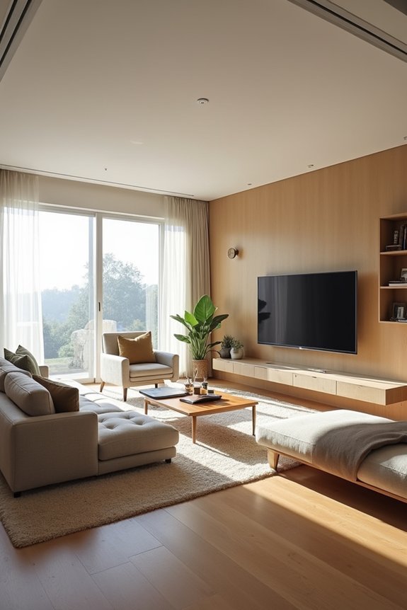 secondary seating for flexibility and flow