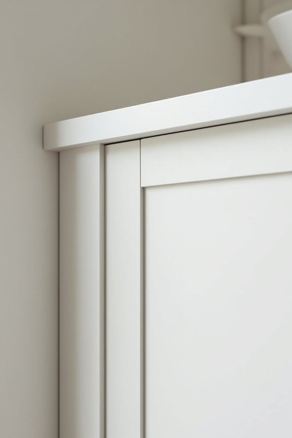 shallow wall cabinets over base depth