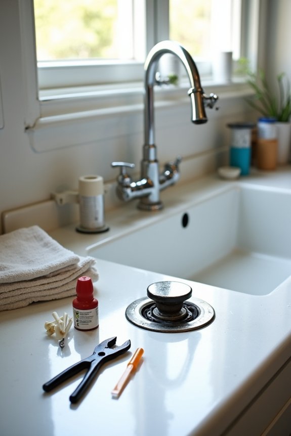 Replace Your Kitchen Sink Drain in 10 Easy Steps 1 shut water gather sink parts