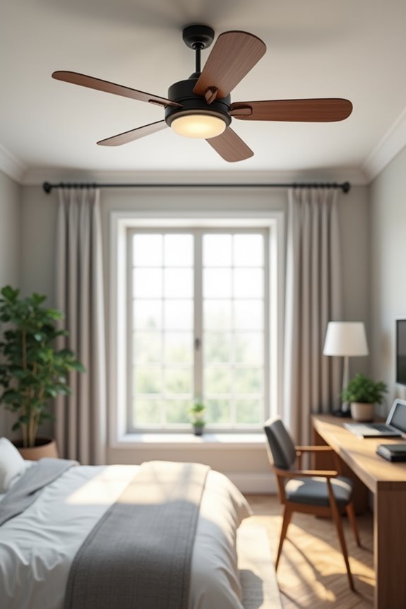 strategic ceiling fan placement for airflow