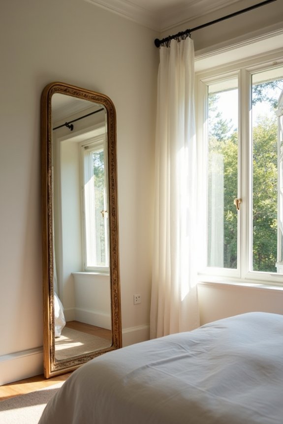 strategic mirrors brighten reflect outdoors