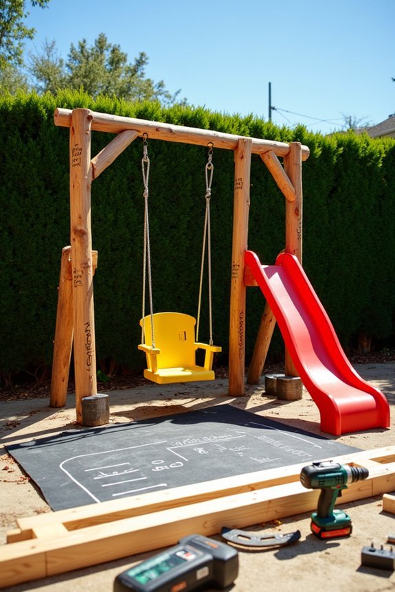 swing frame secure install test