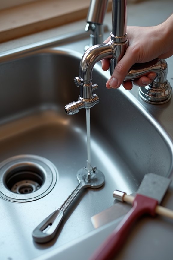 Install a New Kitchen Sink in 10 Steps 4 test fit sink before permanent installation