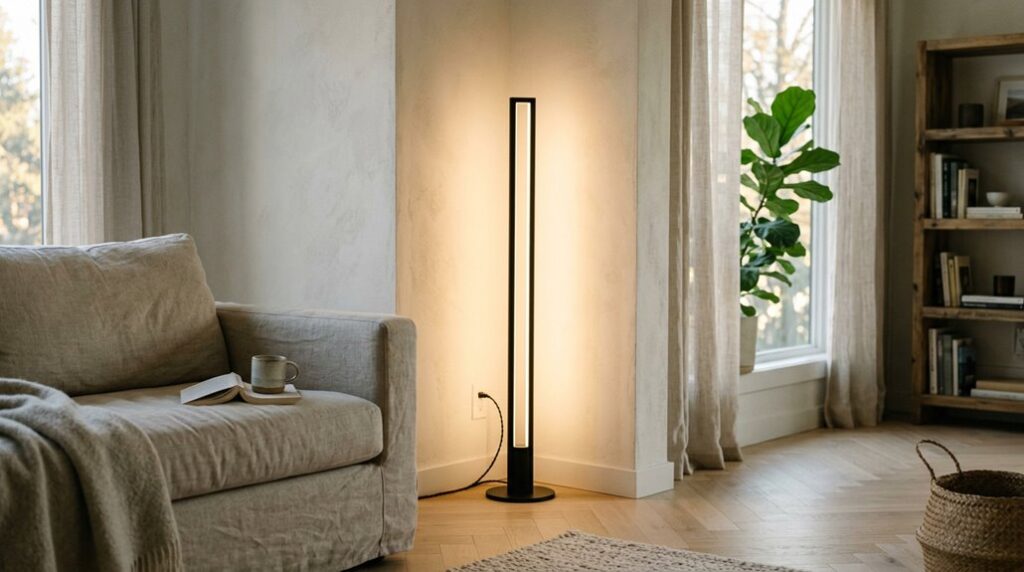 top led corner floor lamps