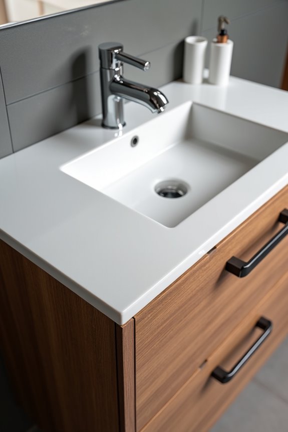 What Is a Bathroom Vanity? 3 vanity integrates sink storage