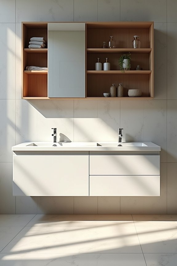 How Deep Should Bathroom Cabinets Be: Sizing Your Space 8 vanity space plumbing dimensions