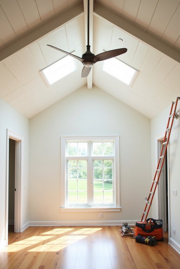 How Much Will Ceiling Fan Installation Cost in 2026? 2 vaulted ceilings higher installation costs