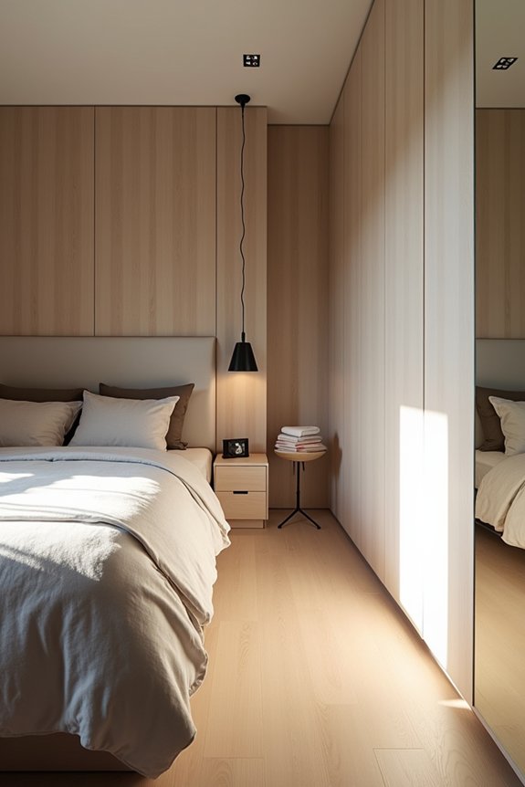 What Is the Average Bedroom Size? 7 vertical storage multi use precise clearance wall mounted