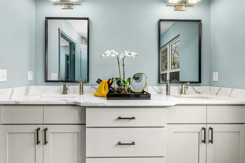 what constitutes a bathroom vanity